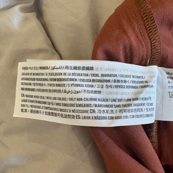 NWT Abercrombie & Fitch Linen Blend Polka Dot Mini Dress - M - Picture 8 of 8